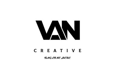 creative VAN three latter logo design