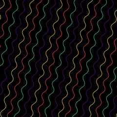 Seamless colorful geometric pattern design. Modern art. Abstract background.