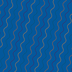 Seamless colorful geometric pattern design. Modern art. Abstract background.