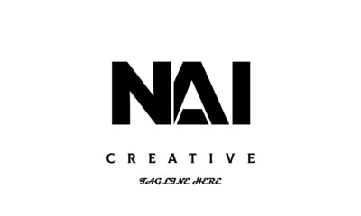 creative NAI three latter logo design