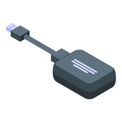 Wearable tracker icon isometric vector. Smart digital. Tracker device