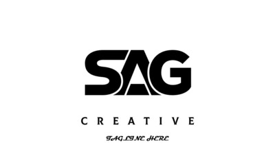 creative SAG three latter logo design