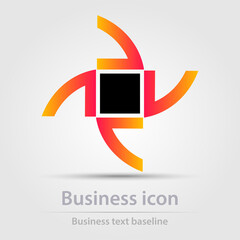 Originally designed vector  color business icon