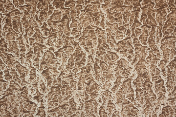 Pattern of the dried clay texture on wall , Close-up