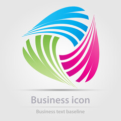 Originally designed vector  color business icon