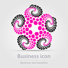 Originally designed vector  color business icon