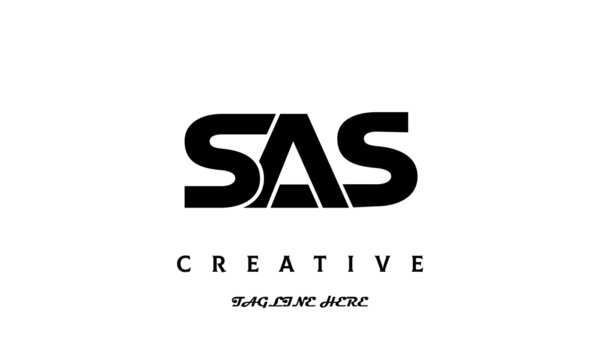 creative SAS three latter logo design