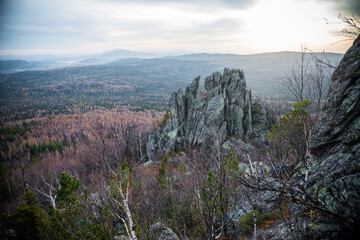 sunrise in the mountains