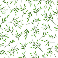 Fototapeta na wymiar Pattern Illustration background Leaves Theme nature