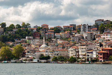 European side of the Bosphorus. Istanbul, Turkey
