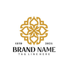 Flower Ornament Logo Design, Creative Logos Designs Concept for Template