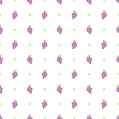 grape seamless pattern vector