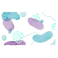 北欧風の水彩背景素材ベクター