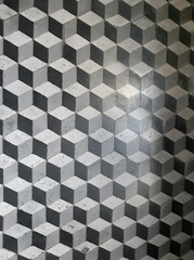 grey tiled floor background