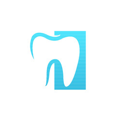 tooth icon on white