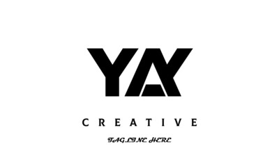 YAY creative three latter logo design