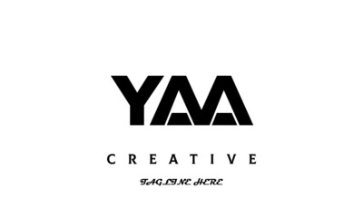 YAA creative three latter logo design