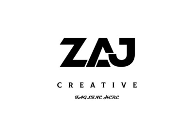 ZAJ creative three latter logo design