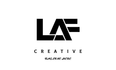 LAF creative three latter logo design