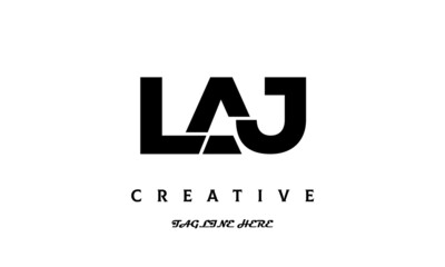 LAJ creative three latter logo design