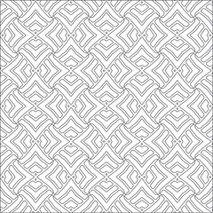 floral pattern background.Repeating geometric pattern from striped elements.  Black pattern. 