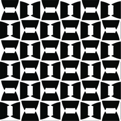 floral seamless pattern background.Geometric ornament for wallpapers and backgrounds. Black and white pattern.