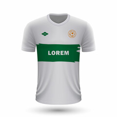 Realistic soccer shirt Elche 2022, jersey template for football kit.