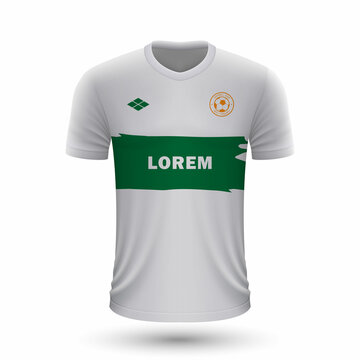 Realistic soccer shirt Elche 2022, jersey template for football kit.