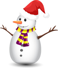 Cute Snowman Christmas collection vector illustration  