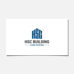 HSC BUILDING LOGO DESIGN VECTOR