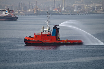 Fire fighting ship