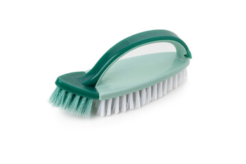 Cleaning brush on isolated white Background