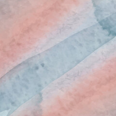 Fototapeta premium WATERCOLOR PINK AND BLUE ABSTRACT BACKGROUND