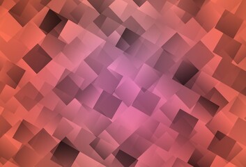 Light Pink vector background with rectangles.