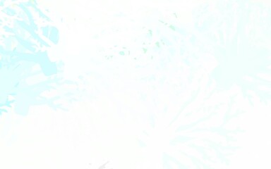 Light Blue, Yellow vector doodle background with leaves, branches.