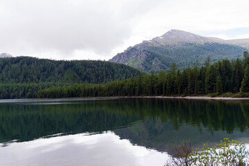 lake in the morning