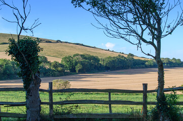 Wilmington view towards the South Downs