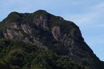 Fototapeta na wymiar 伊豆の国市にある城山
