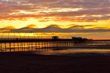 pier sunset