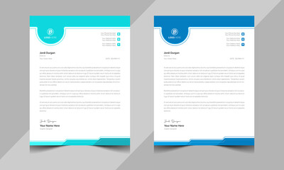 Professional business letterhead template