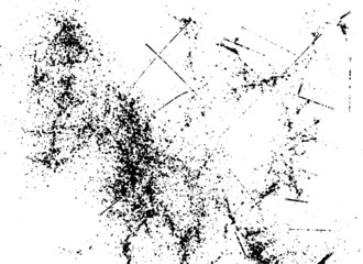 Black and white grunge. Distress overlay texture. Abstract surface dust and rough dirty wall background concept.Abstract grainy background, old painted wall.Grunge Texture Vector