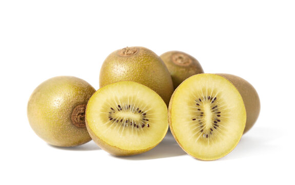 Kiwi Fruit Isolated On White Background