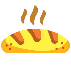 bread flat icon