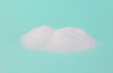 Snowdrift on a turquoise background