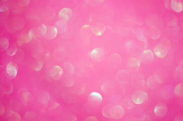 pink bokeh. abstract holiday background