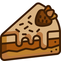 cake Two Tone icon