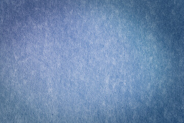 Close up texture or background of blue Japanese paper