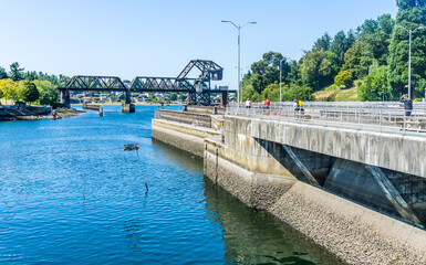 Ballard Locks Bridge 2