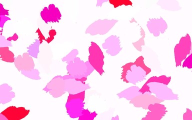 Light Purple vector backdrop with memphis shapes.