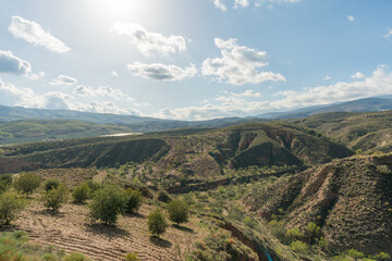 mountainous landscape in southern Spain